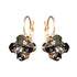 Earrings "Byzantine Cross (Silver Night)" with Swarovski™ crystals